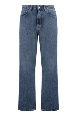 5-pocket straight-leg jeans-0